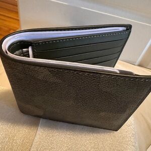 Men’s Camo wallet Coach New